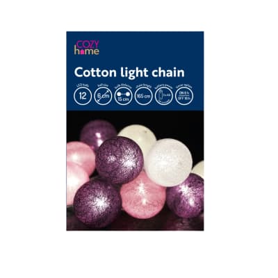 Elekt. girlianda COZY HOME, 12 led, CH25
