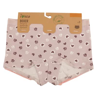 Merg. kelnaitės I LOVE ECO, 146 / 152, 3 vnt.