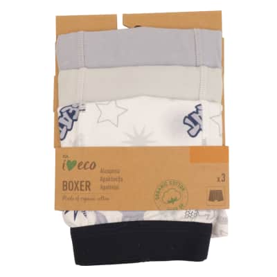 Bern. kelnaitės I LOVE ECO, 110 / 116, 3 vnt.