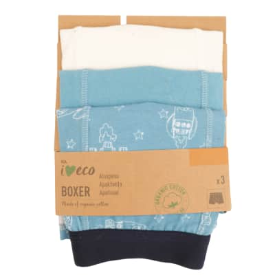 Bern. kelnaitės I LOVE ECO, 98 / 104, 3 vnt.