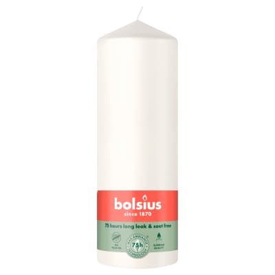 Žvakė BOLSIUS, cilindro formos balta 200/68mm