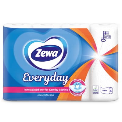 Popier. rankšluosčiai ZEWA EVERYDAY, 4 rit.