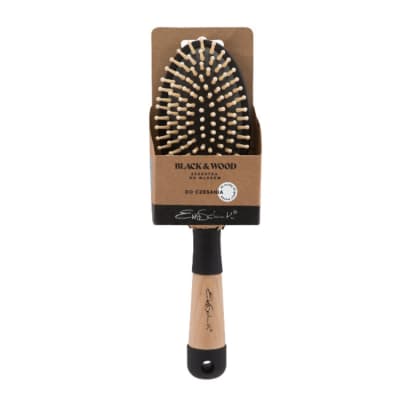 Plaukų šepetys juodas ZENNER, 1 vnt