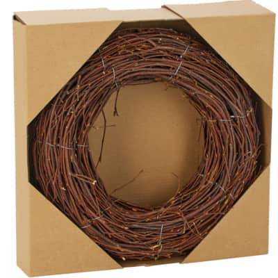 Kalėdinis vainikas iš ratano, 30x8x30cm CH25