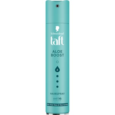 Plaukų lakas TAFT ALOE BOOST, 250 ml