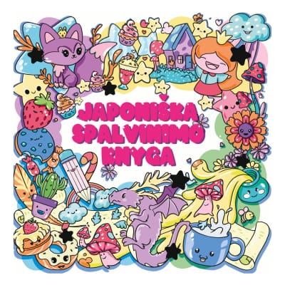 Knyga JAPONIŠKA SPALVINIMO KNYGA