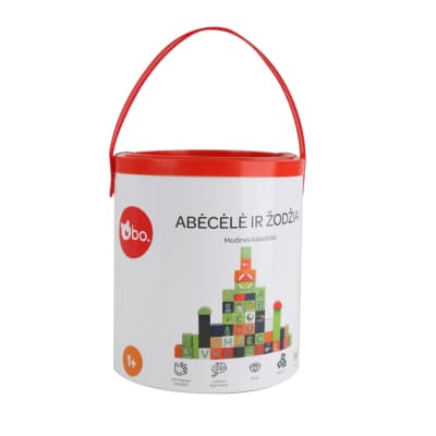 Kaladėlės BO Abėcėlė ir žodž. LT 12047, AW25