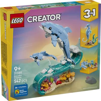 Konstr. LEGO Jūrų Gyvūnai: Delfinai 31385