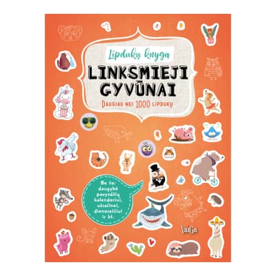 Knyga LIPDUKŲ KNYGA. LINKSMIEJI GYVŪNAI