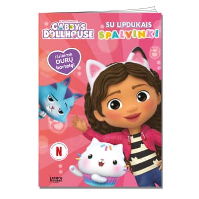 Spalv. kn. GABBYS DOLLHOUSE. SPALVINK