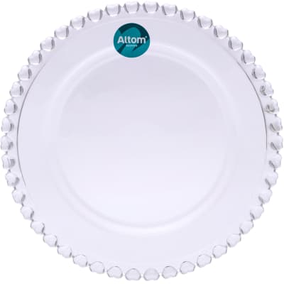 Stiklinė lėkštė LOVE, 19,5 cm, VD26