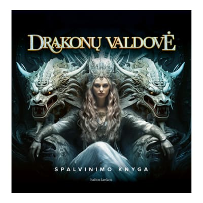 Knyga DRAKONŲ VALDOVĖ. SPALVINIMO KNYGA