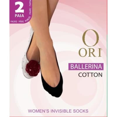 Pėdutės ORI BALLERINA COTTON NERO, 39-42