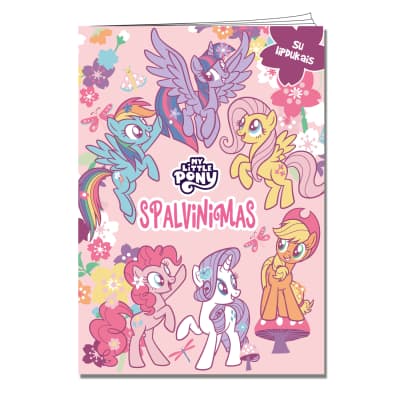 Spalv. kn. MY LITTLE PONY. SU LIPDUKAIS