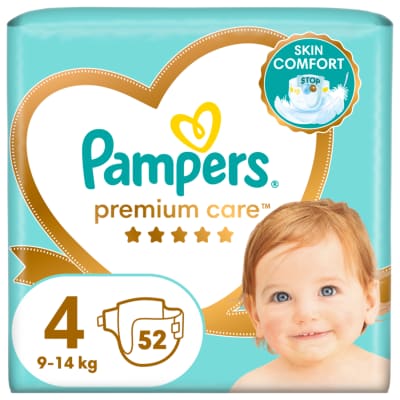 Sauskeln.PAMPERS PC VP (4) 9-14kg, 52vnt