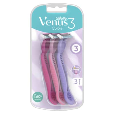 Vienk. skustuvai VENUS SIMPLY3 PLUS, 3vnt.