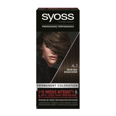Plaukų dažai SYOSS COLOR CREAM, Nr. 4-1