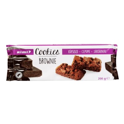 Sausainiai su šok. gab. RIMI BROWNIE, 200 g