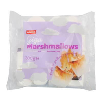 Zef. saldainiai RIMI MAXI MARSHMALLOWS, 300 g