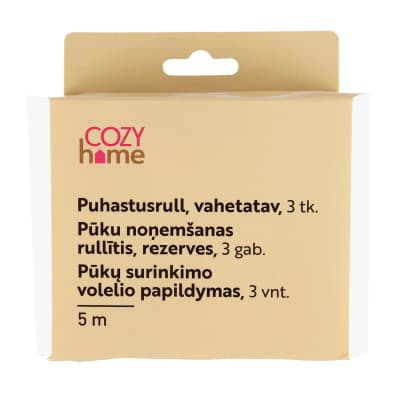 Pūkų surink.volelio pap.COZY HOME,3vnt.