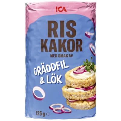 Griet. ir svog. sk. ryžių trapučiai ICA, 125g