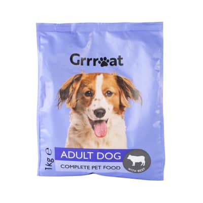 Šunų maistas GRRREAT su jautiena, 1 kg