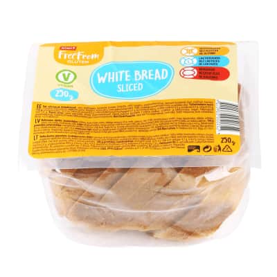 Balta duona RIMI FREE FROM, pjaustyta, 250 g