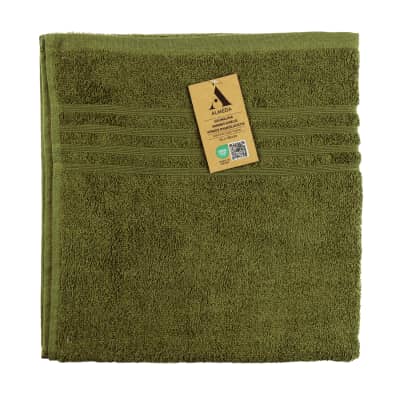 Rankšluostis ALMEDA, žalias, 65x30 cm