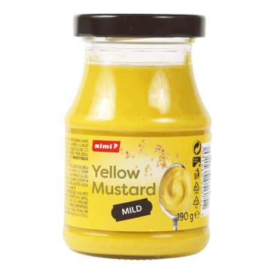 Geltonosios švelnios garstyčios RIMI, 190 g