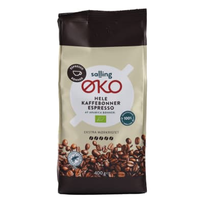 Ekol. kavos pup. ESPRESSO SALLING EKO, 400 g