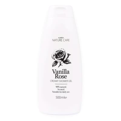 Dušo želė ALMEDA NAT. CARE VAN. ROSE, 500 ml