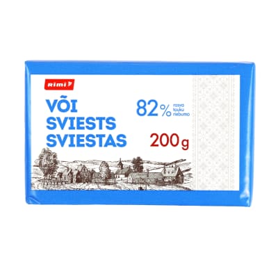 Sviestas RIMI, 82% riebumo, 200 g