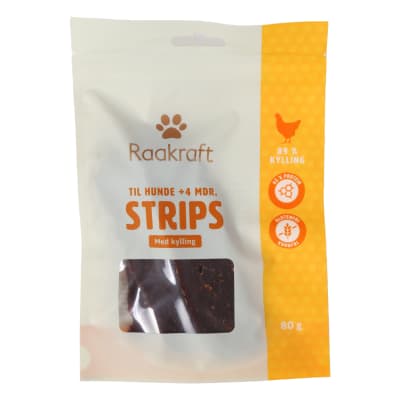 Šunų skan. juost. su višt. RAAKRAFT, 80 g