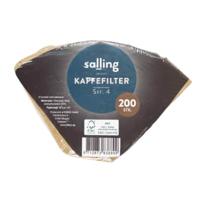 Kavos filtrai SALLING, 200 vnt.