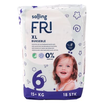 Sausk. SALLING FRI XL, 6 d. 15+  kg, 18 vnt.