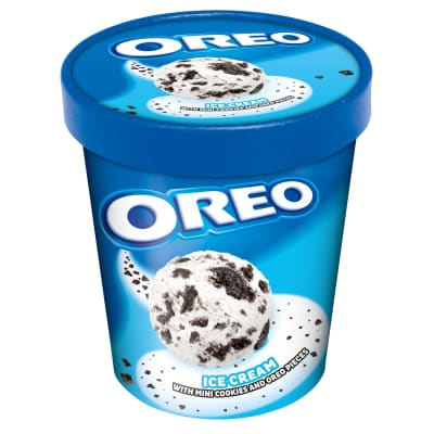 Vanilės skonio valg. ledai OREO, 480ml / 332g