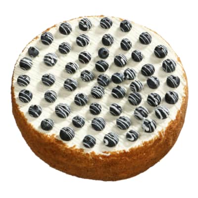 Tortas su uogytemis (vidutinis), 1 kg
