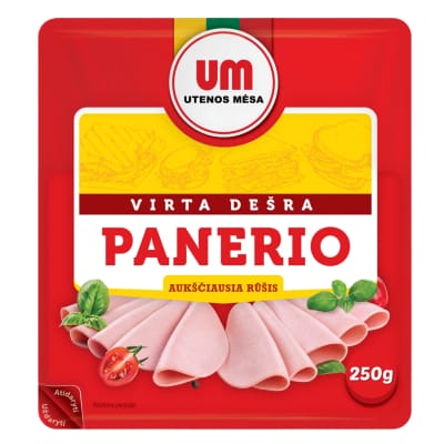 Virta PANERIO dešra UTENOS MĖSA, a. r., 250 g