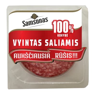 Vytinta saliamio dešra SAMSONO, a.r., 200 g