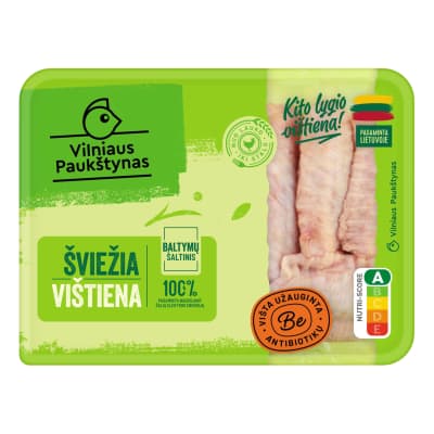 Broilerių sparnų vid. dalys be antib., 500 g