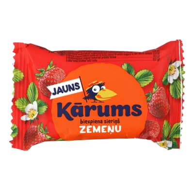 Braškinis varškės sūrelis KARUMS, 23,1 %, 45g