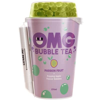 Pasifl. sk. arbatos gėr. su burb. OMG, 270 ml