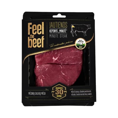Br. jautienos kepsnys FEEL THE BEEF, 360 g