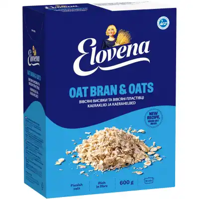 Avižiniai dribsn. aviž. sėlen. ELOVENA, 600 g
