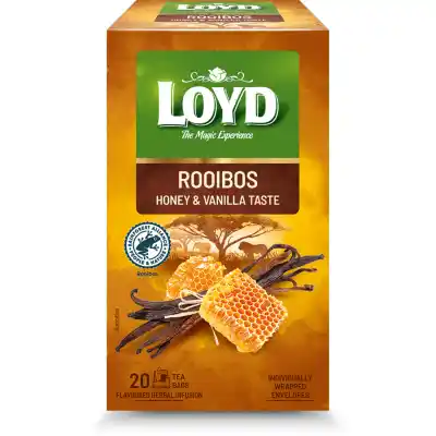 Raud. medaus, vanilės sk. arbata LOYD, 40 g