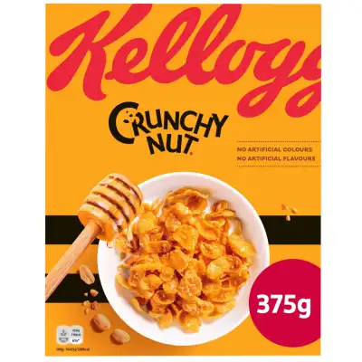 Dribsniai KELLOGG'S CRUNCHY NUT, 375 g
