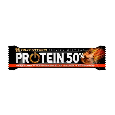 Batonėlis su sald. GO ON COOKIE & CREAM, 40 g