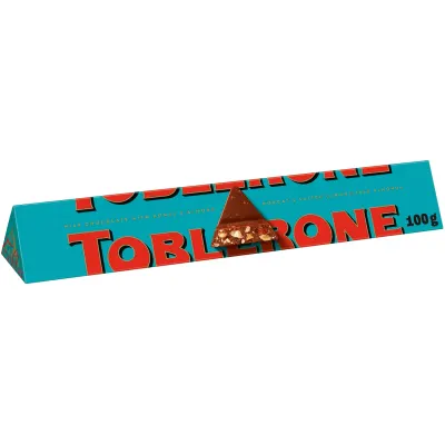 Pien. šokoladas su migdolais TOBLERONE, 100 g
