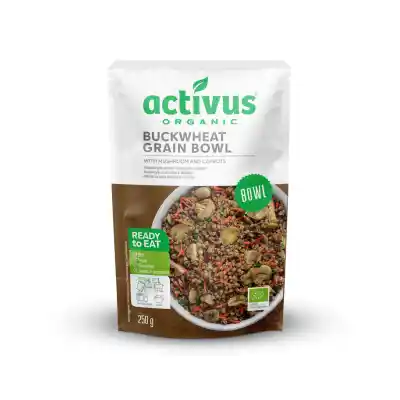 Ekologiškas grikių patiekalas ACTIVUS, 250 g
