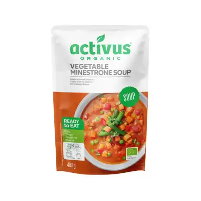 Ekol. darž. sriuba MINESTRONE ACTIVUS, 400 g